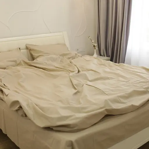 Комплект постельного белья Кретон нежно-желтого цвета Duna - двуспальный - фото 1