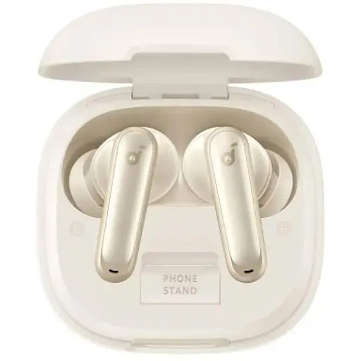 Навушники бездротові Anker SoundCore P40i Oat White (A3955G21) - фото 1
