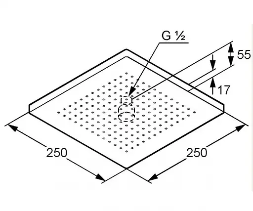 Верхний душ Kludi A-QA Eco 6654105-00 - фото 2