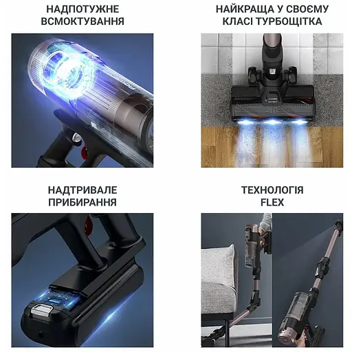 Пылесос Rowenta X-Force Flex 16.60 Aqua Animal беспроводной черно-бронзовый (RH9CD9E0) - фото 8