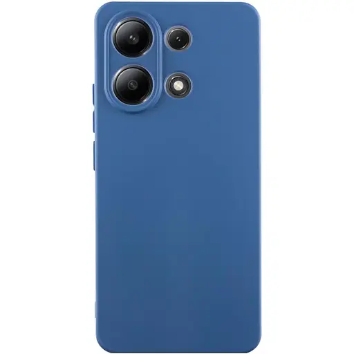 Чехол Getman TPU Liquid Silk Full Camera для Xiaomi Redmi Note 13 4G Синий/Navy Blue