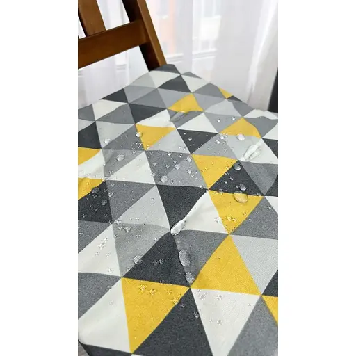 Водоотталкивающая подушка на стул Треугольный принт (2 шт.) - фото 9