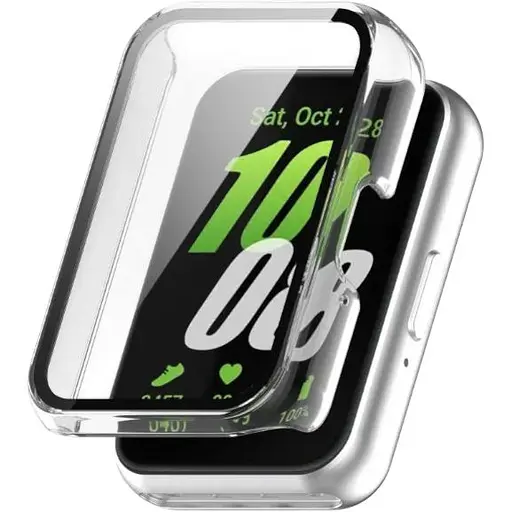 Чехол-накладка DK для Samsung Galaxy Fit3 (R390) Пластик Gloss Glass Full Cover (clear)