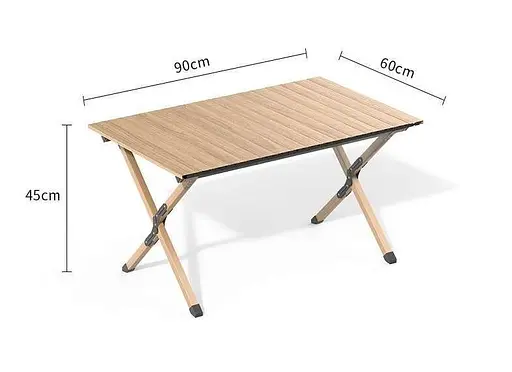 Кемпінговий набір Kermit стіл для пікніка 90 см + стілець туристичні меблі Oxford 600D - фото 3