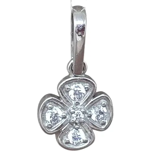 Срібна підвіска Лазурит з фіанітами. 39101р