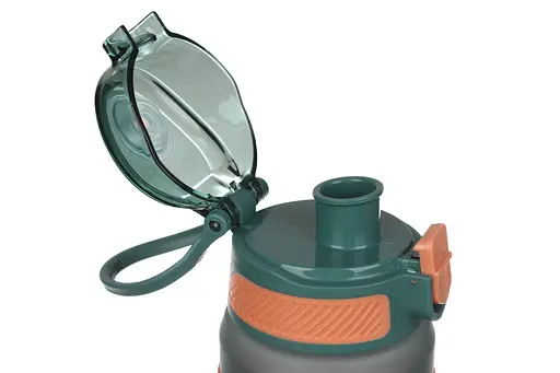 Пляшка для води спортивна Laprida Soft-touch 1000 мл помаранчева (67-5220) - фото 2