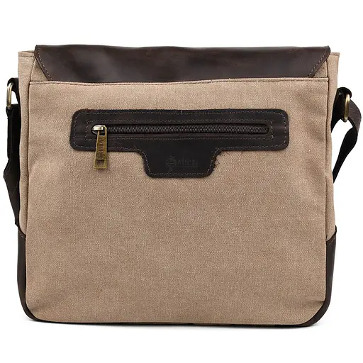 Шкіряна чоловіча сумка через плече TARWA 30х32х7,5 см nsa0001245 - фото 7