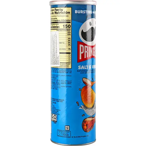 Чипсы Pringles со вкусом соли и уксуса 158 г - фото 2