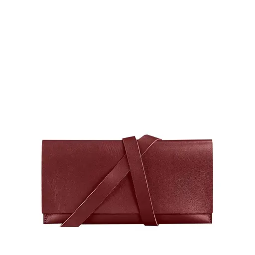 Кожаный тревел-кейс Voyager 1.0 Krast бордовый - фото 6