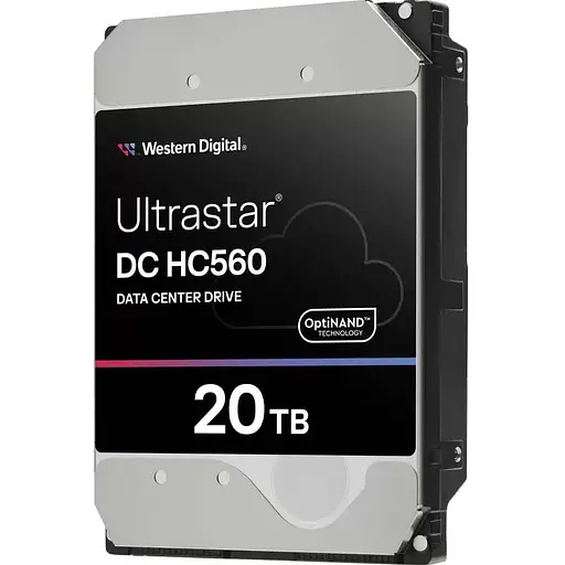 Жесткий диск 3.5" Western Digital Ultrastar DC HC560 20 TB SATA 512 MB (0F38785/WUH722020BLE6L4) [141167]