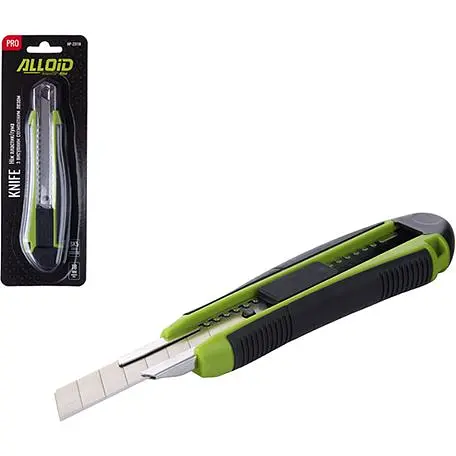 Ніж Alloid Building Tools з висувним сегментнимлезом SK5 18 мм (HP-23118) - фото 4
