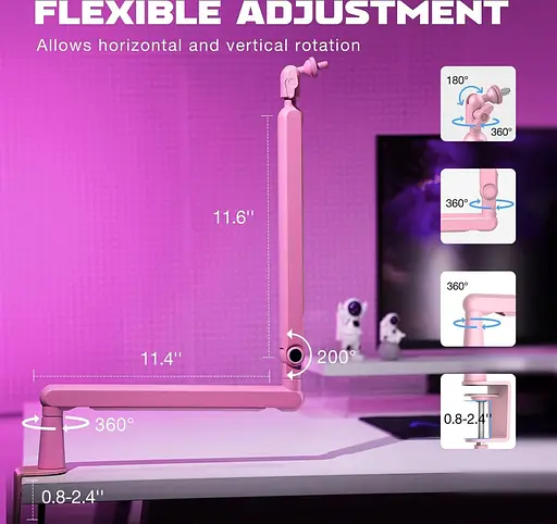 Стойка-пантограф Fifine Pink BM88P - фото 9