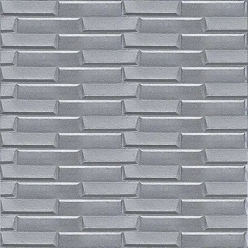 3D панель самоклеящаяся кладка 770х700х5мм Серебро (034) SW-00000217 - фото 1