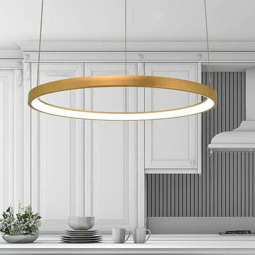 Подвесной светильник Friendlylight Santorini 78 LED 60W 3000 4000K Gold FL3018 - фото 1