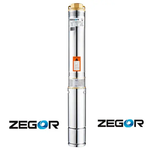 Насос глибинний відцентровий Zegor 4SDM211-0,55 кабель 8 м + ремкомплект 30412 - фото 2