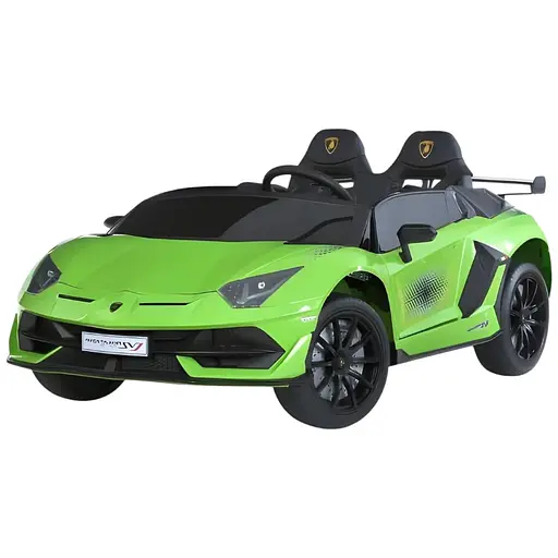 Електромобіль дитячий Bambi Lamborghini M 6026EBLR5 два мотори м'які колеса шкіряне сидіння