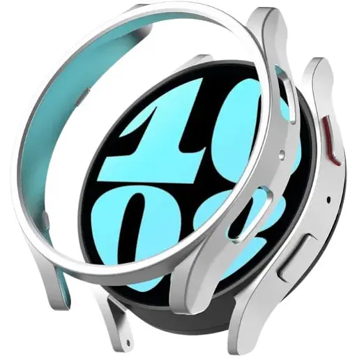 Чехол-бампер DK Пластик Soft-Touch для Samsung Galaxy Watch6 (R940 / R945) 44mm (silver)