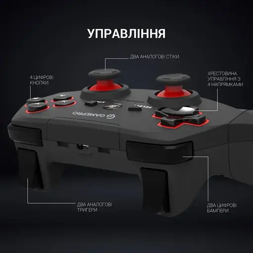 Игровой геймпад GamePro GP600 Black - фото 5