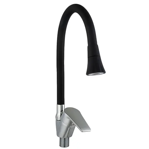 Смеситель для кухни Domino Blitz DBC-203SA-B01 Черный матовый - фото 2