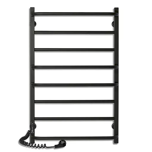 Електрична рушникосушарка Laris Зебра Комфорт ЧФЧ8 500x800 Е ліва R3 73207642, Чорний матовий, Ліве, Електронний - фото 2