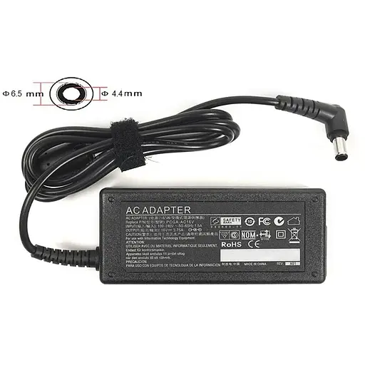 Блок живлення для ноутбуків PowerPlant SONY 220V, 16V 60W 3.75A (6.5*4.4)