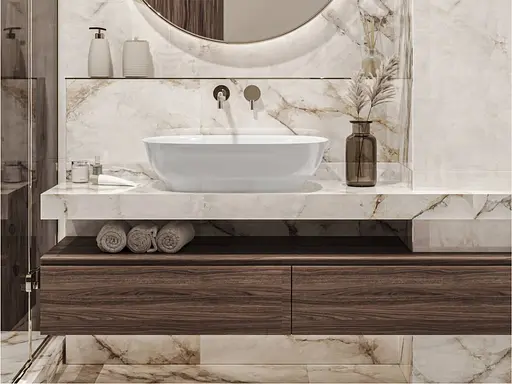 Умивальник Miraggio Tripoli глянсовий 0000586, Білий - фото 4