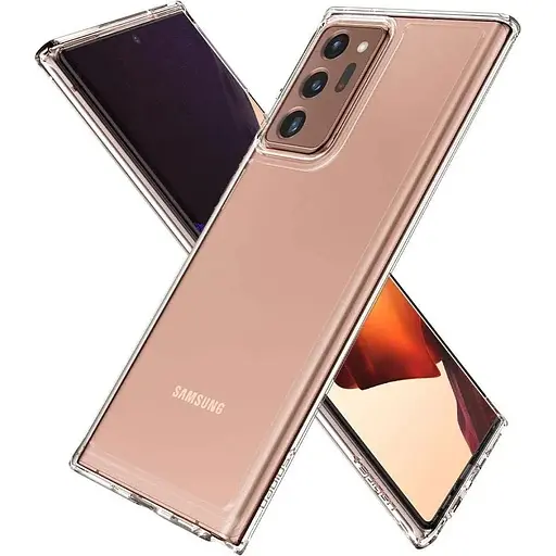 Оригинальный чехол Spigen Ultra Hybrid для Samsung Galaxy Note 20 Ultra (6.9") Crystal Clear (ACS01393) - фото 4