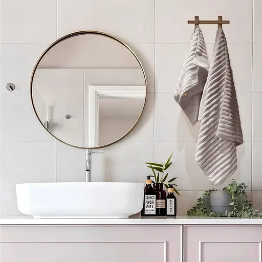 Набір 2 жакардові рушники Lovely Svi для ванної, готелів, СПА, на подарунок 70 х 140 см і 50 х 90 см Oxford Stripe Cool бежево - сірий (351124) - фото 4