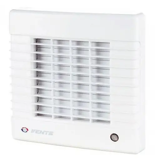 Вентилятор бытовой вытяжной Vents 100 МА с жалюзями Белый 30412 - фото 1