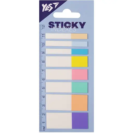 Індекси пластикові Yes Fusion 160 шт. (170420)