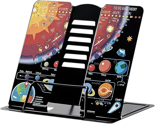 Підставка для книг металева Космос, А5, 21x16.9x19 см