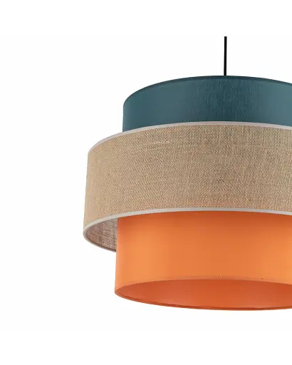 Підвісний світильник, люстра Tk Lighting 2758 Duo Juta E27 1x15W IP20 - фото 3