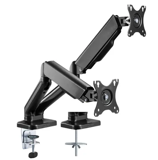 Кронштейн настільний для двох моніторів 17-32 дюйми OfficePro OPSMA-502 Black - фото 1