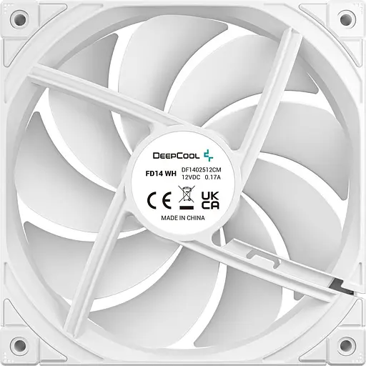 Вентилятор Deepcool FD14 140мм White (R-FD14-WHNPN1-G) - фото 3