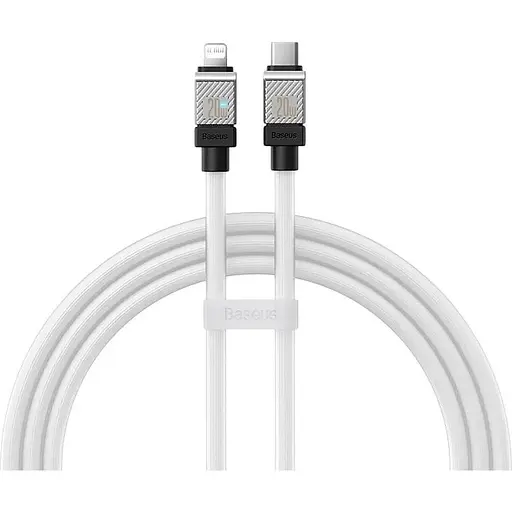 Кабель Baseus CoolPlay Series Fast Charging Cable Type-C to iP 20W 2 м білий