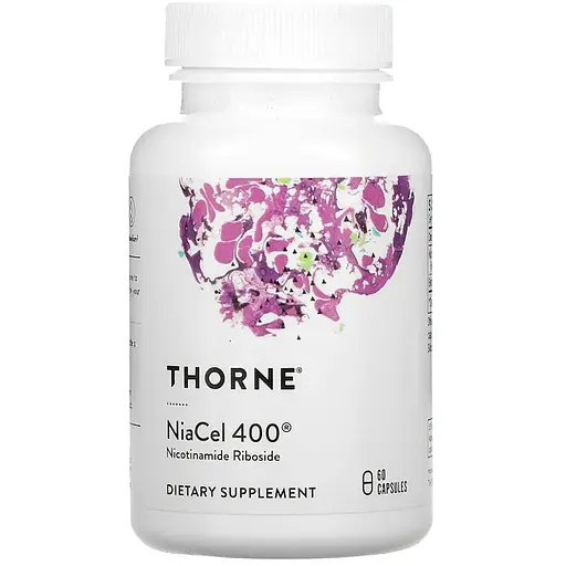 Никотинамид рибозид Thorne NiaCel 400, 60 капсул - фото 1