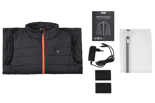 Жилет 2E Tactical з підігрівом Heat Power Plus Black з капюшоном M - фото 3