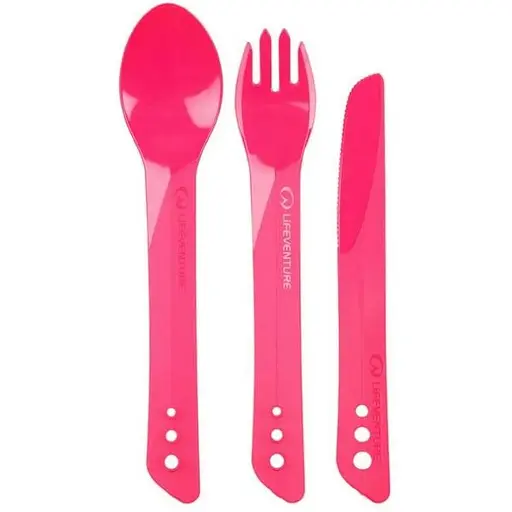Набір столових приборів Lifeventure Ellipse Cutlery Pink (1012-75016) - фото 1