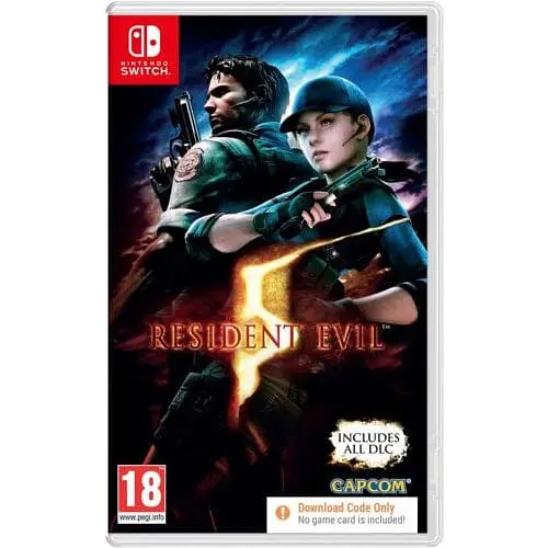 Гра Resident Evil 5 ваучер на скачування російські субтитри Nintendo Switch - фото 1