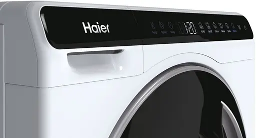 Стиральная машина Haier фронтальная 5 кг 1000 A+++ 44 см дисплей инвертор черный люк высота 70см белый - фото 7