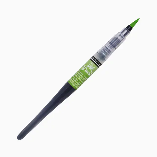 Ручка-кисть с чернилами Sennelier Ink Brush, Желтовато-зеленый (Yellowish Green)