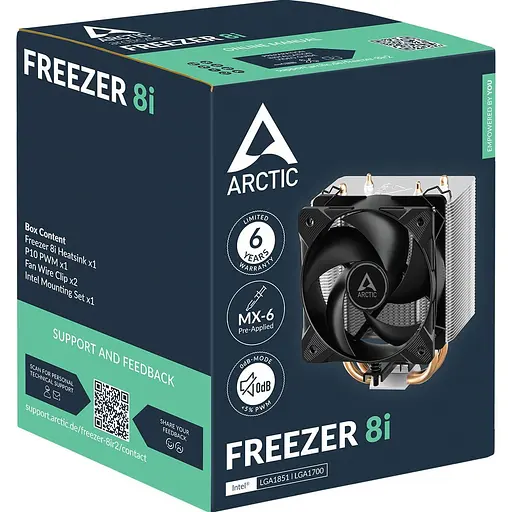Кулер для процессора Arctic Freezer 8i Black (ACFRE00190A) - фото 6