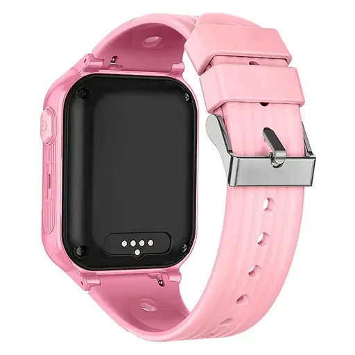 Дитячий смарт-годинник Smart Baby Watch D38-X3 з SIM-картою GPS прослуховуванням відеодзвінком 4G Play Market рожевий - фото 4