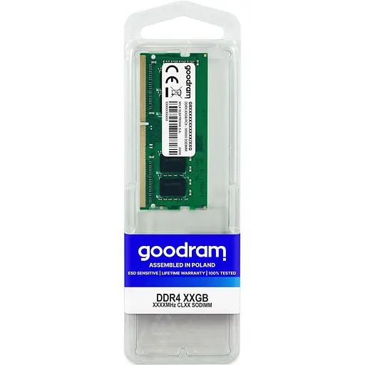 Оперативная память Goodram SO-DIMM 8GB/2400 DDR4 (GR2400S464L17S/8G)