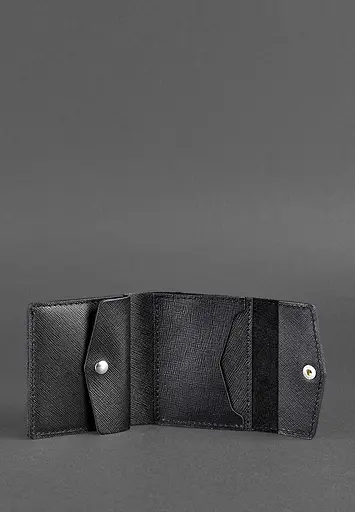 Шкіряний гаманець 2.1 чорний Blackwood - фото 4