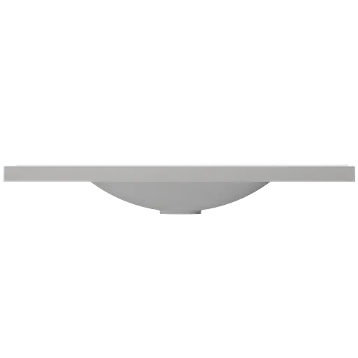 Раковина глянцева врізна Amidicon Scif 100 1000x350 з литого каменю SCIF_100_HL, Білий - фото 5