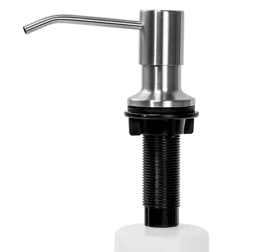 Вбудований диспенсер для рідини Rea 250 мл nikiel brushed BAT-00477, Хром - фото 3