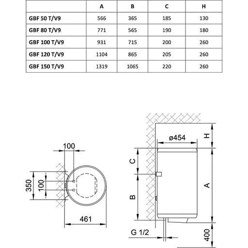 Бойлер Gorenje GBF150T/V (125289) - фото 7