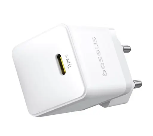 Сетевой адаптер Baseus Palm Fast Charger 1C 20 W + Cable Type-C to Type-C P10111602213-01 Белый - фото 4
