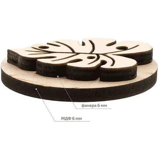 Штамп для вибійки Rosa Talent №18 Ботаніка 5x6.5см - фото 2